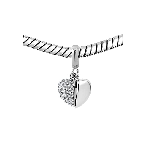 KunBead Grandma Heart I Love You Birthstone Dangle Charms for Bracelets Necklace Birthday Gift for Women4