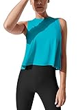 Mippo Cropped Workout Tops for Women Cute Workout Shirts Sleeveless Tops Womens Crop Muscle Tanks...