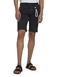 In denim elasticizzato TOM TAILOR Denim Pantaloncini in Jeans Vestibilità Regolare, Uomo, Nero (Black Black Denim 10270), L