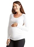 Ingrid & Isabel Women's Maternity Long Sleeve Scoop Neck Tee
