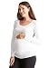 Ingrid & Isabel Women's Maternity Long Sleeve Scoop T-Shirt