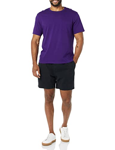 Image of Amazon Essentials Men's Short-Sleeve Crewneck Pocket T-Shirts, Pack of 2