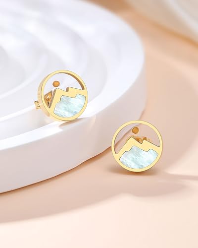 Silver/Gold Mustard Seed Stud Earrings Love Moving Mountains-Birthday Valentines Day Christmas Christian Jewelry Gifts for Granddaughter4