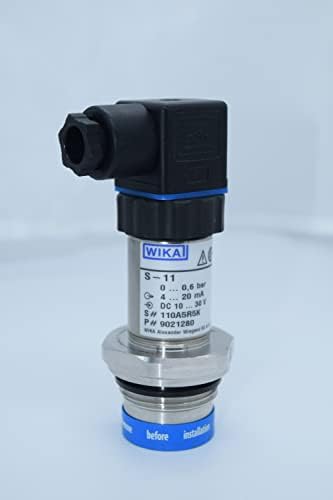 Flush Pressure Transmitter for Press Control, Compressor Control, Pump Protection | Model: WIKA S11 (Without Reducer, 0 to upto 0.6 bar)