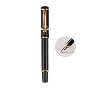 BANGNA Luxe vulpen voor mannen en vrouwen, 0,5 mm 1,0 mm, extra fijne veren, kalligrafie, kantoor, schoolbenodigdheden…