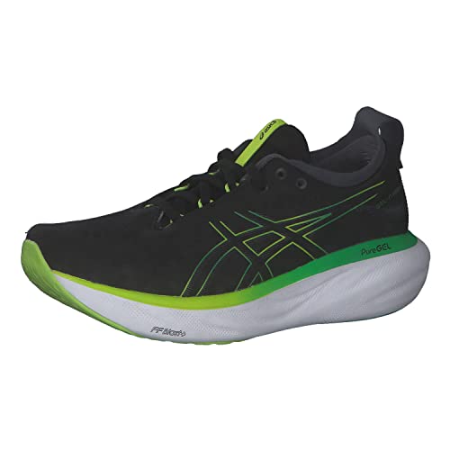 Preisvergleich Produktbild ASICS Nimbus 24 Straßenlaufschuhe für Männer Schwarz Weiß