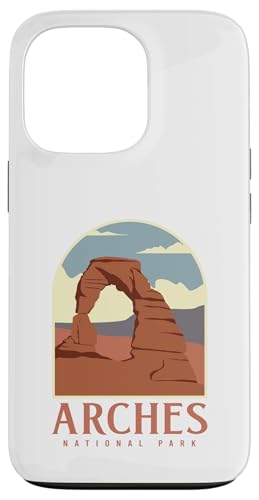 Utah Vintage Retro Hiking Camping Arches National Park �X�}�z�P�[�X iPhone 13 Pro �p
