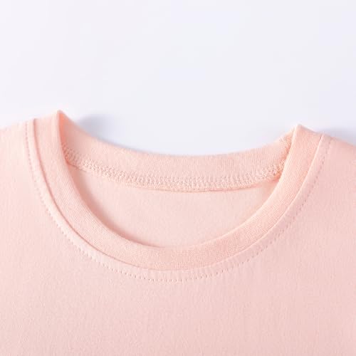 Image of Toddler Girls T-Shirt Short Sleeve Shirt Unicorn Bunny Print Cute Summer Tops Tees Dinosaur Graphic