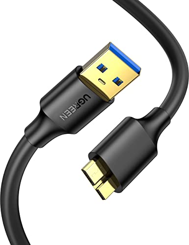 COME FUNZIONA: Il cavo micro B 3.0 a USB 3.0 A è ideale per effettuare la ricarica o il trasferimento di file tra computer, Xbox, PS4, telefono/tablet, hard disk esterno ed altri disposivi che sono dotati di porta USB 3.0 Micro-B