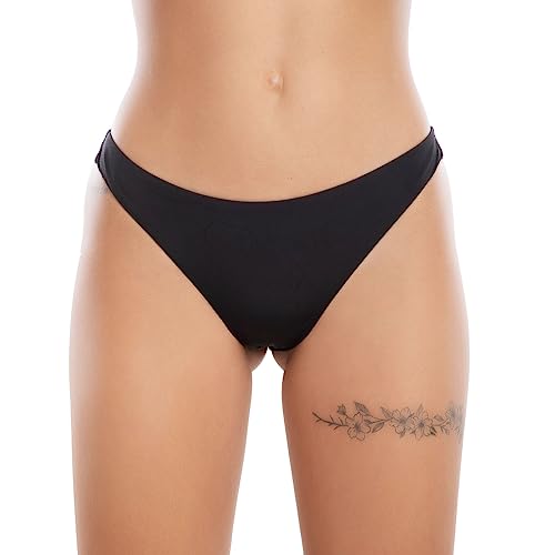 Toocool Brazilian Women Swimsuit Bikini Bottoms Under Sea Piece M09, Black, 10