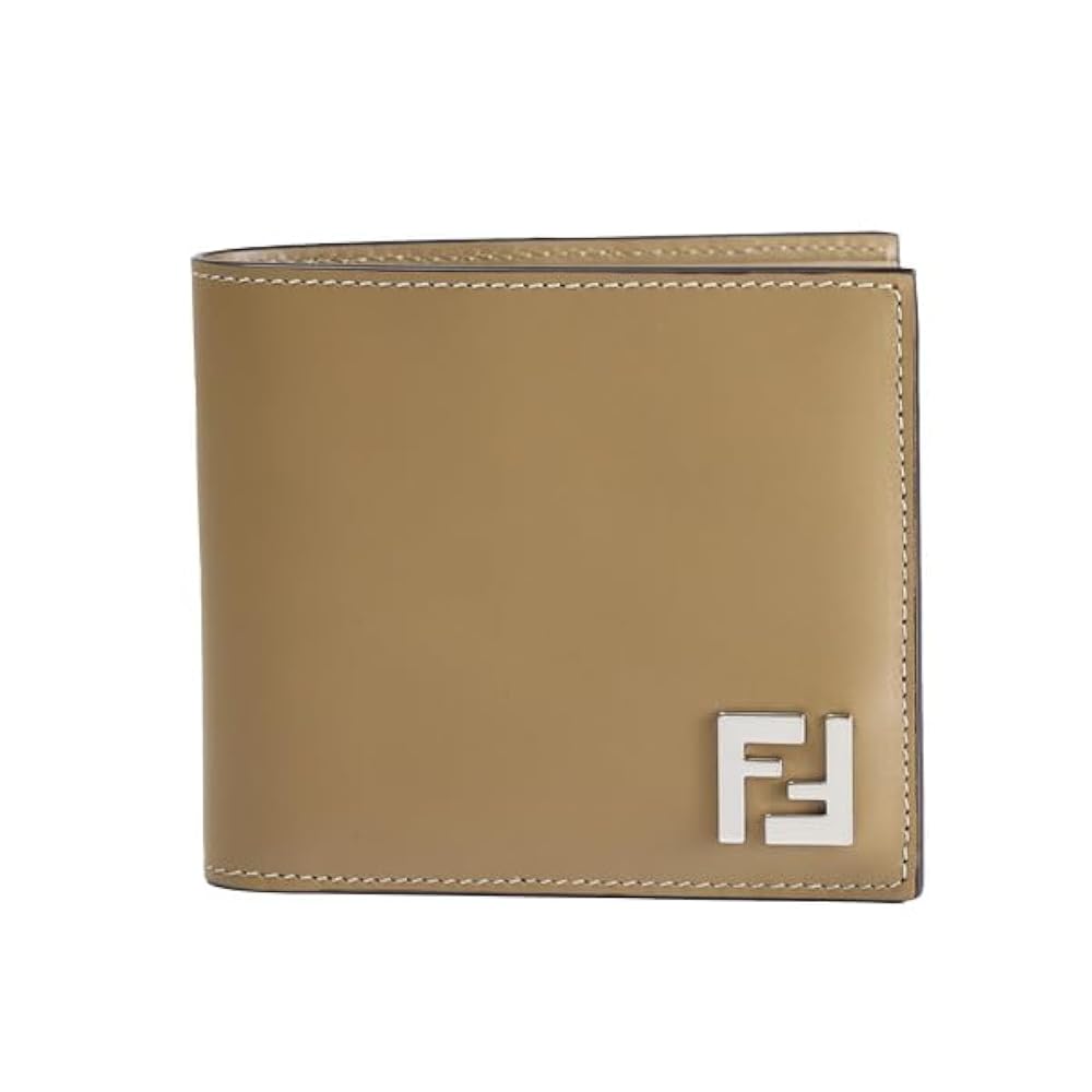 FENDI FFロゴ 財布 コンパクト 美品】FENDI フェンディ FFキューブ 二  