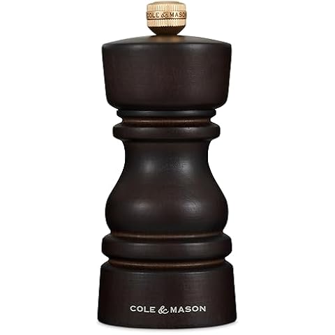 Cole & Mason London Chocolate Wood Salt Mill Cover