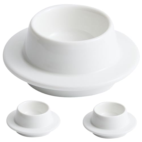 IMIKEYA 3 piezas Platos Pequeños de para Salsas y Dips Recipientes Resistentes Manchas y Arañazos para Salsa de Soja y Condimentos Cocina y Restaurantes