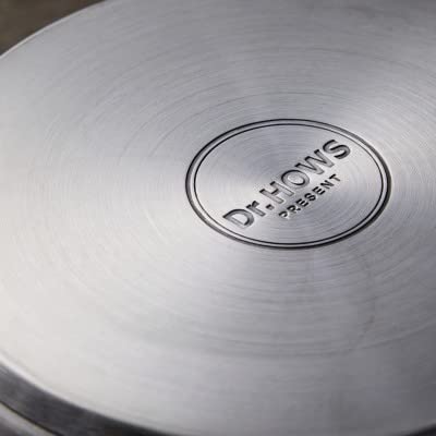 Dr.hows Deluxe Stainless Steel Tea Kettle Stovetop 3.5L, Folding Silicon Handle, Easy To Clean #TOP3