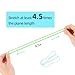 KJAHLAL Large Heavy Duty Rubber Bands - 120 Pcs, 7x1/8 Inches, Assorted Colors, Office & Home Use