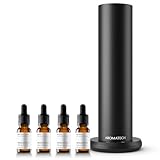 Aromini BT & The Gift Set | AroMini BT Nebulizing Diffusion Technology Diffuser for Aromatherapy | Santal, The Hotel, White Tea & Thyme, and Love Affair 10ML Aroma Oil Set