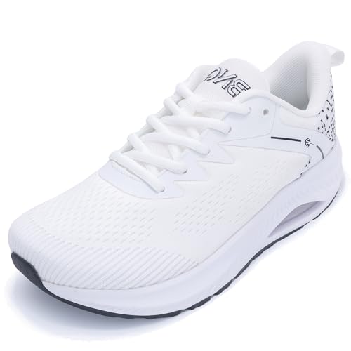 Best Athletic Shoe for Plantar Fasciitis: Top 10 Picks 15 MAFEKE Women's Wide Toe Box Walking Shoes for Plantar Fasciitis, Arch Support Orthotic Wide Width Athletic Tennis Running Sneakers for Woman White US Size 11