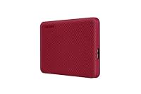 TOSHIBA Canvio Advance HDTCA10XR3AA tragbare Externe Festplatte, 1 TB, USB 3.0, Rot – Ansicht 7