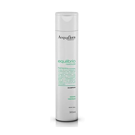 Acquaflora Cosméticos Shampoo Equilibrio de Resíduos Menta e Hortelã 300ml