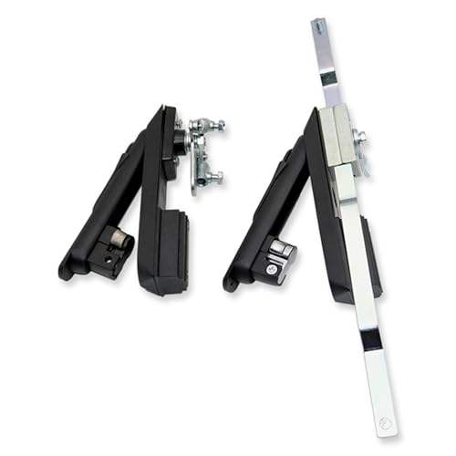 Serrure MS100-3 pour armoire électrique robuste avec tige noire - 6