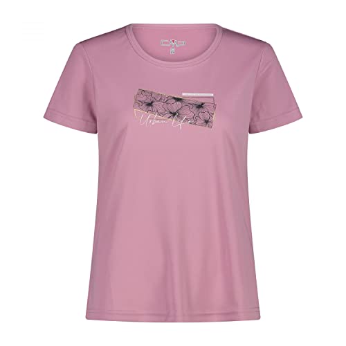 CMP Damen Print T-Shirt, Fard, 40