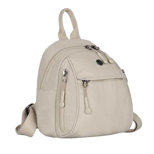 Image of TS WITH TECHSUN Women's Small Mini Backpack Purse | Water-Resistant Compact Bag for Travel, Casual Outings | Fits Only Essentials (L) 20 X (W) 14 X (H) 24 CM