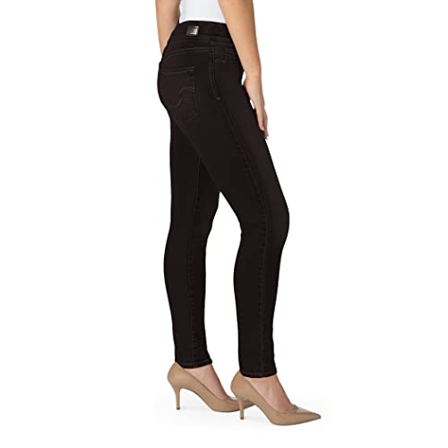 Women's Totally Shaping Pull-On Skinny Jeans (Available In Plus Size), Noir, 14 Medium #TOP1