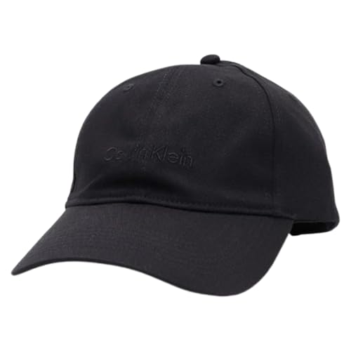 [カルバンクライン] ck キャップ ベースボールキャップ 帽子 ロゴ コットン メンズ レディース LOGO EMBROIDERY BASEBALL CAP 4D5003G BLACK(001) ONE_SIZE [並行輸入品]