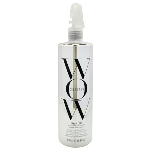 Color Wow Dream Coat Spray - Producto de peinado anti-encrespamiento para pelo súper liso - Protección térmica que dura hasta 3 lavados - Spray brillante e hidratante para cabello liso - 500 ml