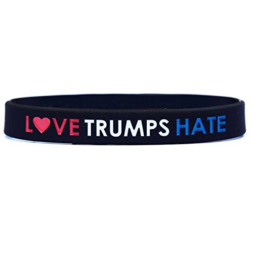 Three Love Trumps Hate Wristbands