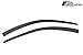 for 1994-2001 Acura Integra DC2 3Dr Hatchback | EOS Visors JDM Tape-On Style SMOKE TINTED Side Vents Rain Guard Window Deflectors