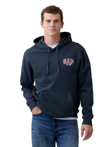 Image of GAP Men's Hooded Est. 1969 Logo Pullover