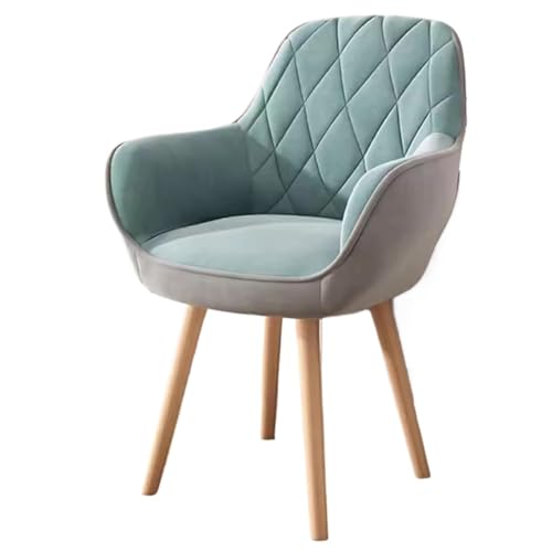Chaise d'appoint pivotante grise en tissu pour petit espace