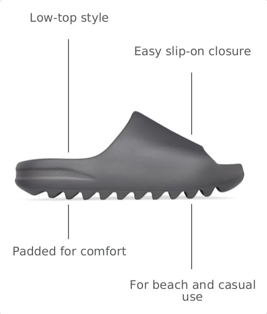 Image of adidas Men's Yeezy Slides