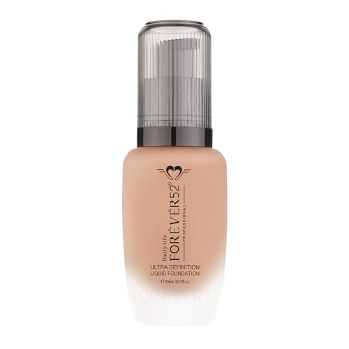Image of Daily Life Forever52 Ultra Definition Liquid Foundation |24H Wear, Medium to Full Coverage, Pore-Minimizing & Mattifying, Long Lasting, Anti-Aging, Satin Finish| All skin type - Sundae (FLF007) 30ml