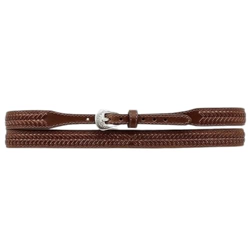 M&F Western Products Men's Leather Laced Hat Band Brown One Size [Apparel]