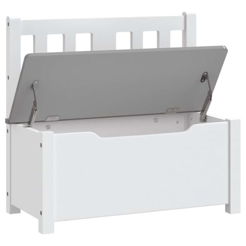 Banco infantil con espacio de almacenamiento MDF para habitación de niños 4