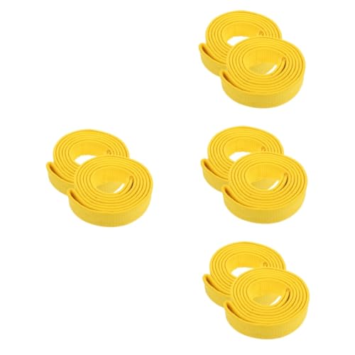 Cinturón de taekwondo de algodón con nudo firme para karate de hombres en color amarillo
