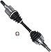 Detroit Axle - Front CV Axle for 06-10 Hummer H3, 09-10 H3T, CV Axle Shaft Assembly 2006 2007 2008 2009 2010 Replacement