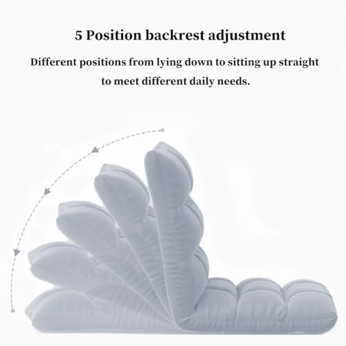 Chaise de sol avec dossier pliable en mousse haute densité