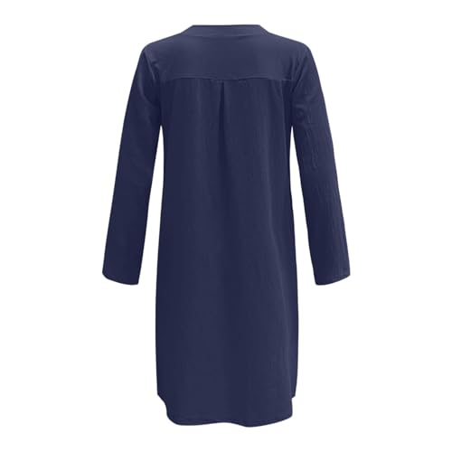 Robe légère été automne pour femme mi-saison fluide - 4