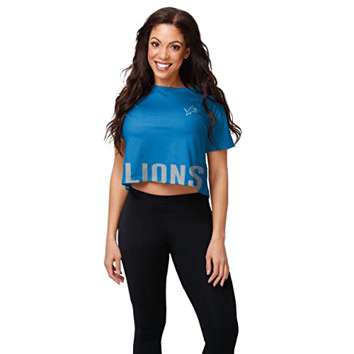 Camiseta corta de la NFL mujer con logotipo estampado de alta definición de moda