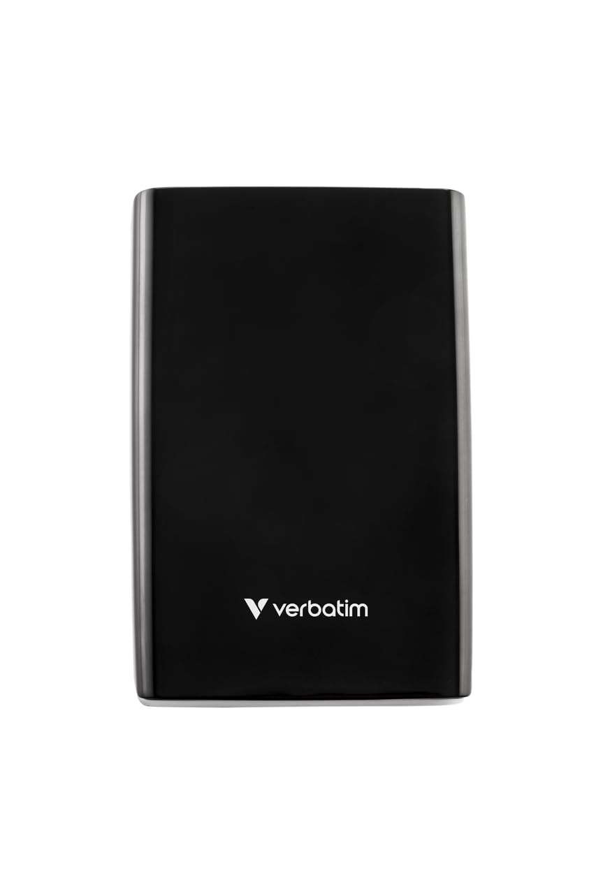 Verbatim Store 'n' Go Slim Portable SSD 2 TB, USB 3.2 Gen 1 SSD, fino a 5 Gbps con porta USB-C e adattatore, software di backup Nero, compatto, leggero e affidabile per Mac, PC, nero