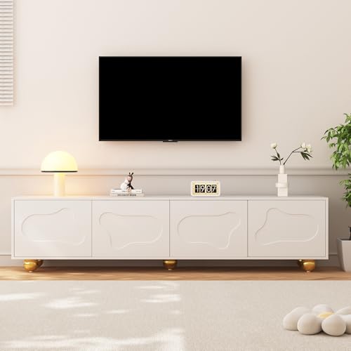 Meuble TV moderne blanc pour vos soirées cinéma
