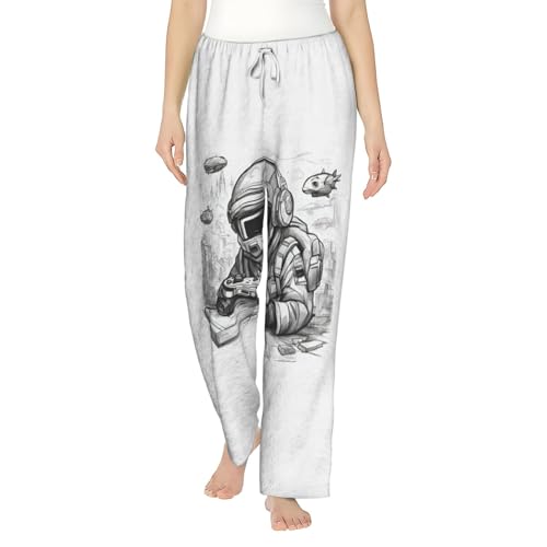 Pyjama pantalon doux pour femmes idéal pour les soirées cocooning de vacances