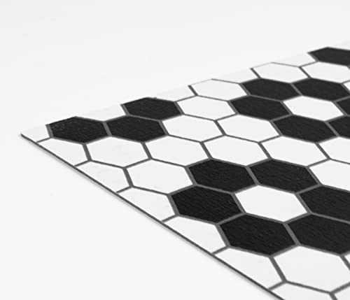 FloorPops FP3931 Biscotto Bodenfliesen, Schwarz, 12 L x 12 W x 0.6 T