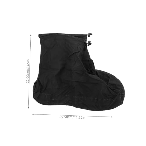 Cubiertas para zapatos impermeables SOLUSTRE para adultos, antideslizantes con cremallera, ligeras y fáciles de transportar para días lluviosos y actividades al aire libre, talla XXL miniatura 2