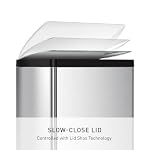 simplehuman 50 Liter / 13.0 Gallon Rectangular Kitchen Step Trash Can, Brushed Stainless Steel - Image 4