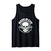 Elevate Your Groove: Buy the Skull with Headphones Music Tank Top – Music Skull Apparel