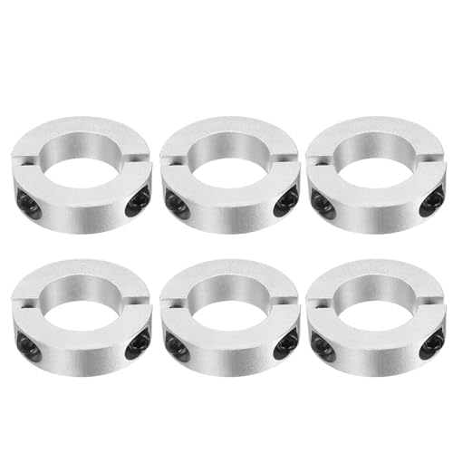 Collares de eje de aluminio con diseño dividido doble que evita daños mecánicos en transmisiones